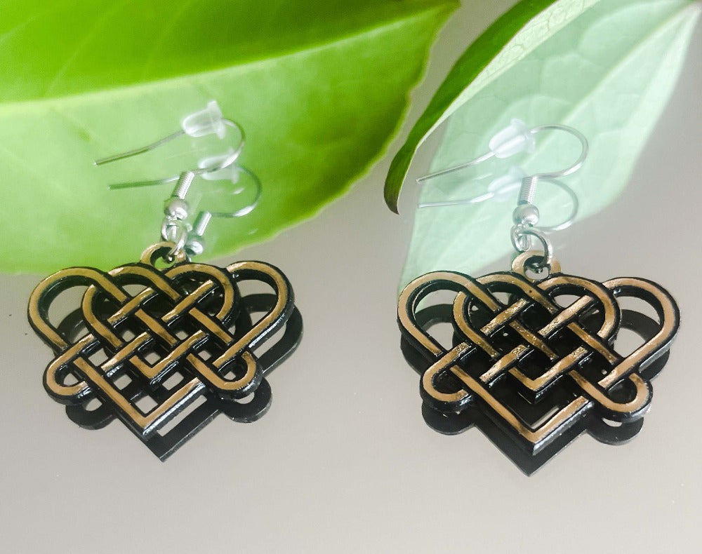 Golden Double Love Knot