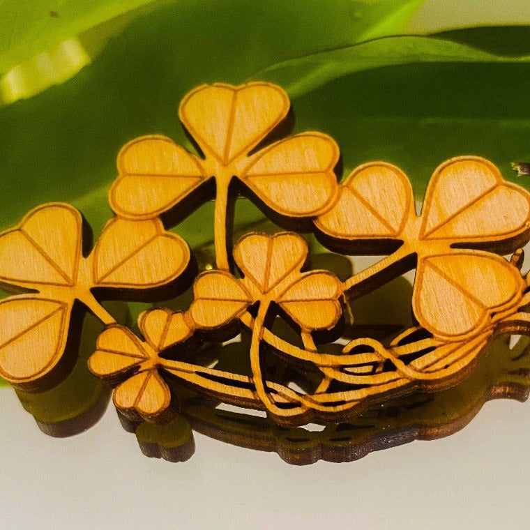 Wooden Shamrock