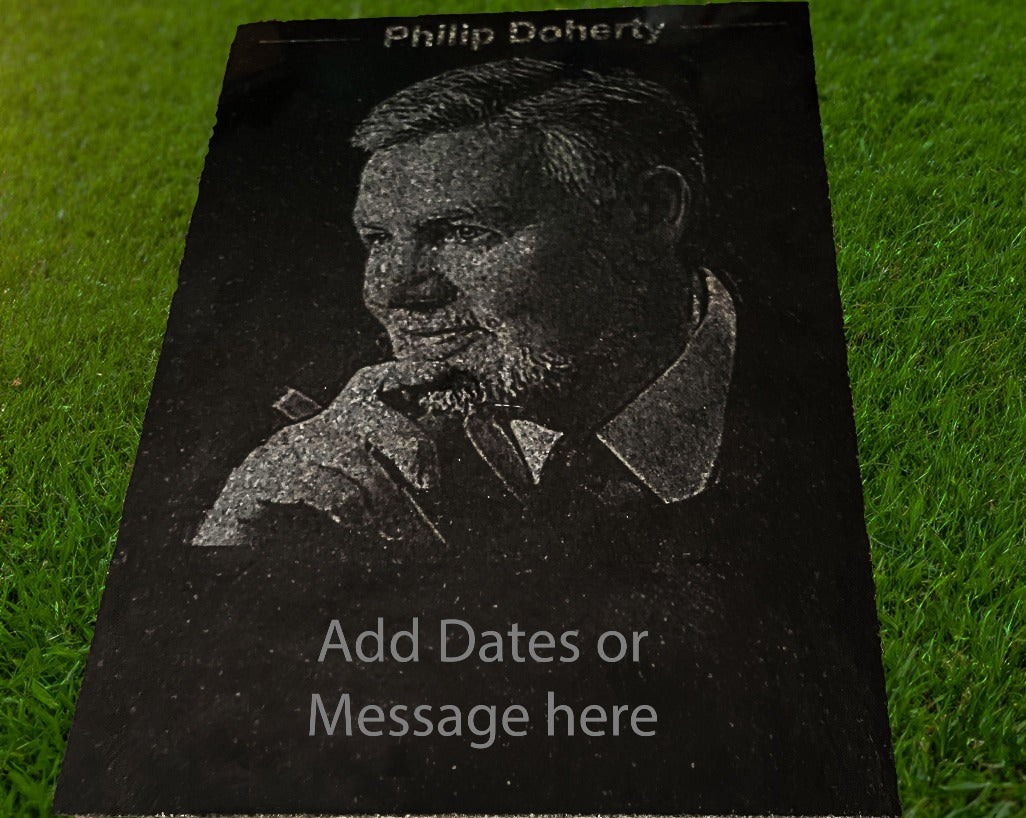 Personal Photo Memorial Stone