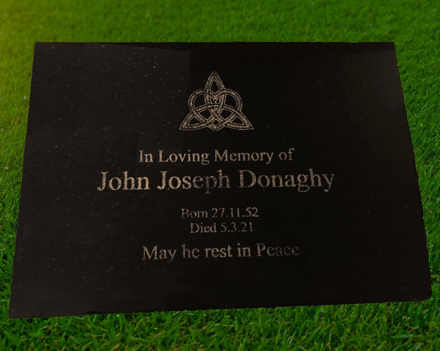 Celtic Love Knot Granite Memorial