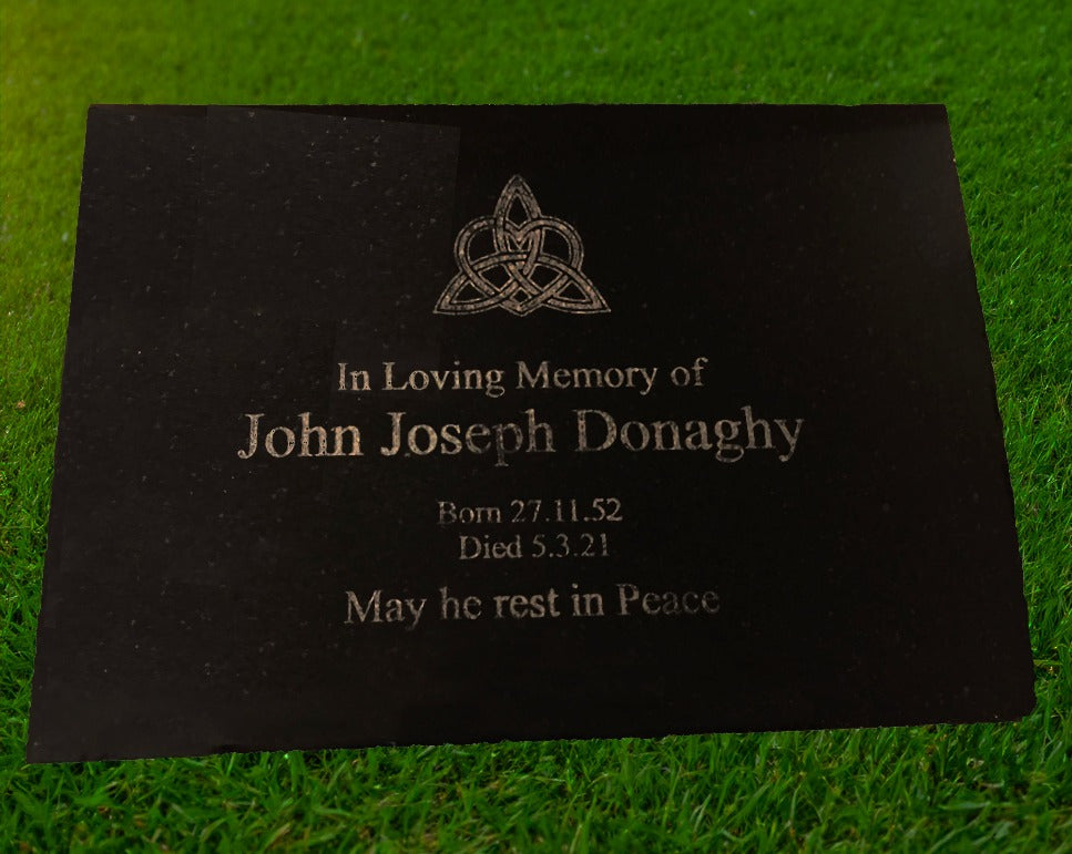 Celtic Love Knot Granite Memorial