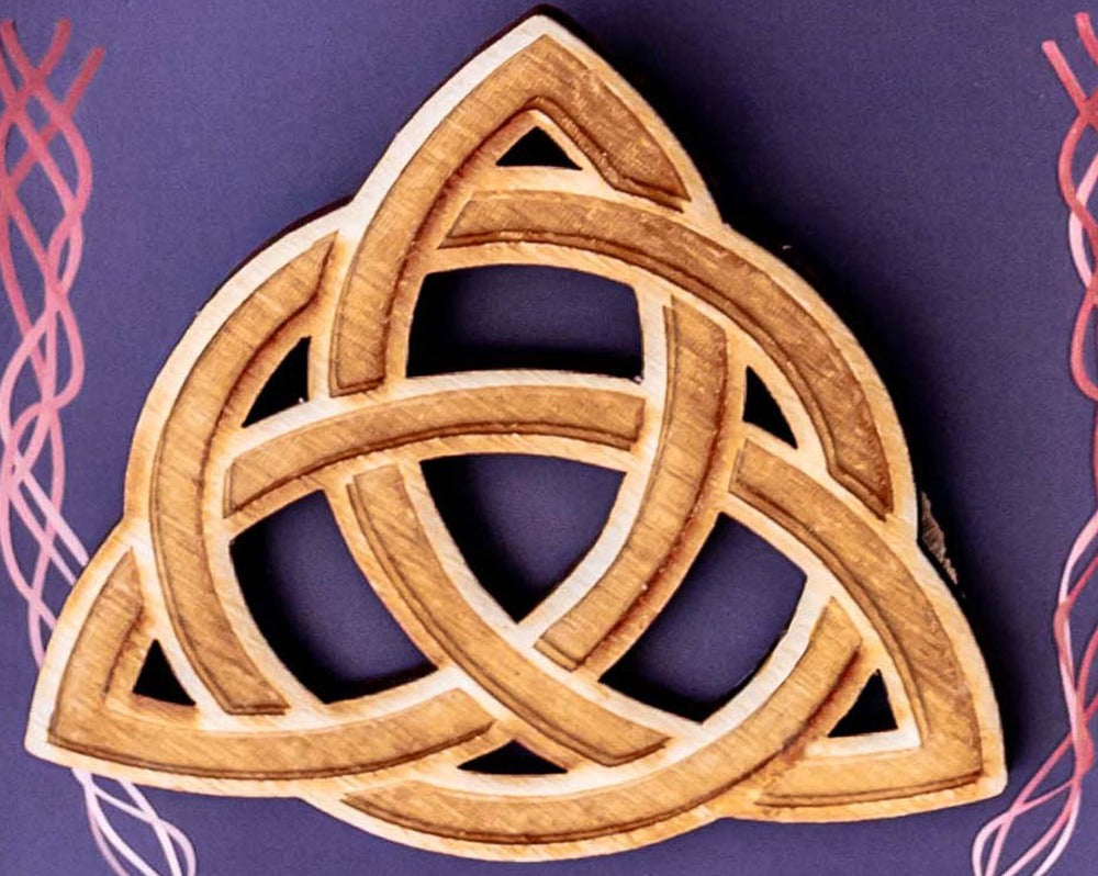 Wooden Triquetra