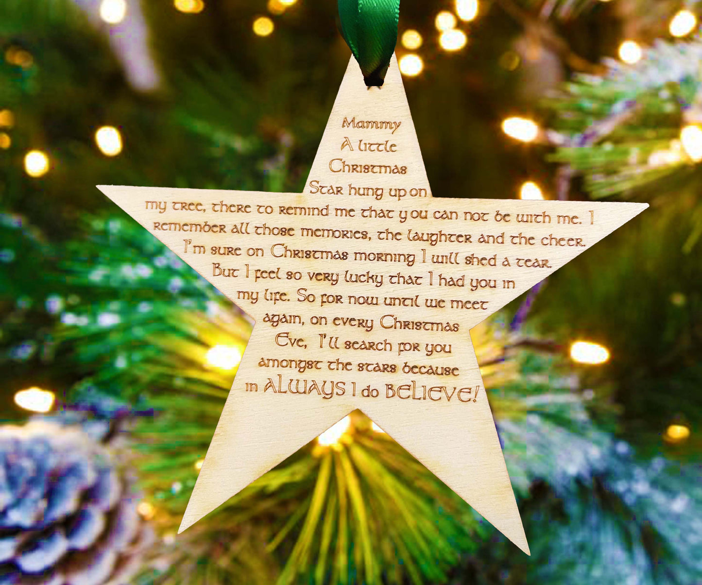 Personalised Memory Star